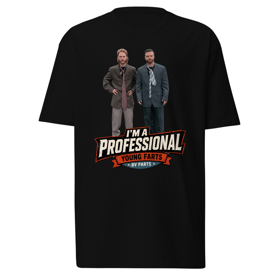 I’m a Professional T-Shirt black front view