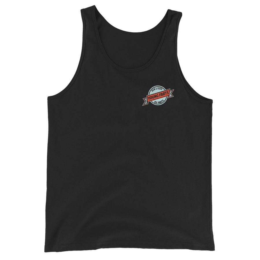 Young Farts “Sun’s Out, Farts Out” Tank Top black front view