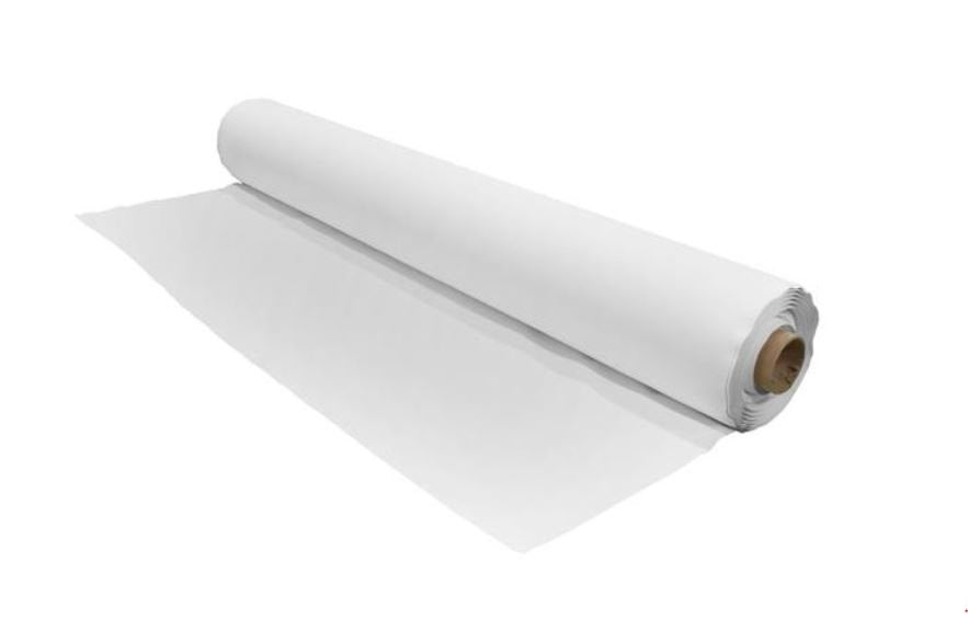 Alpha Systems Superflex Roofing Membrane For RVs - 4.5' X 15' White Rubber Roof Material