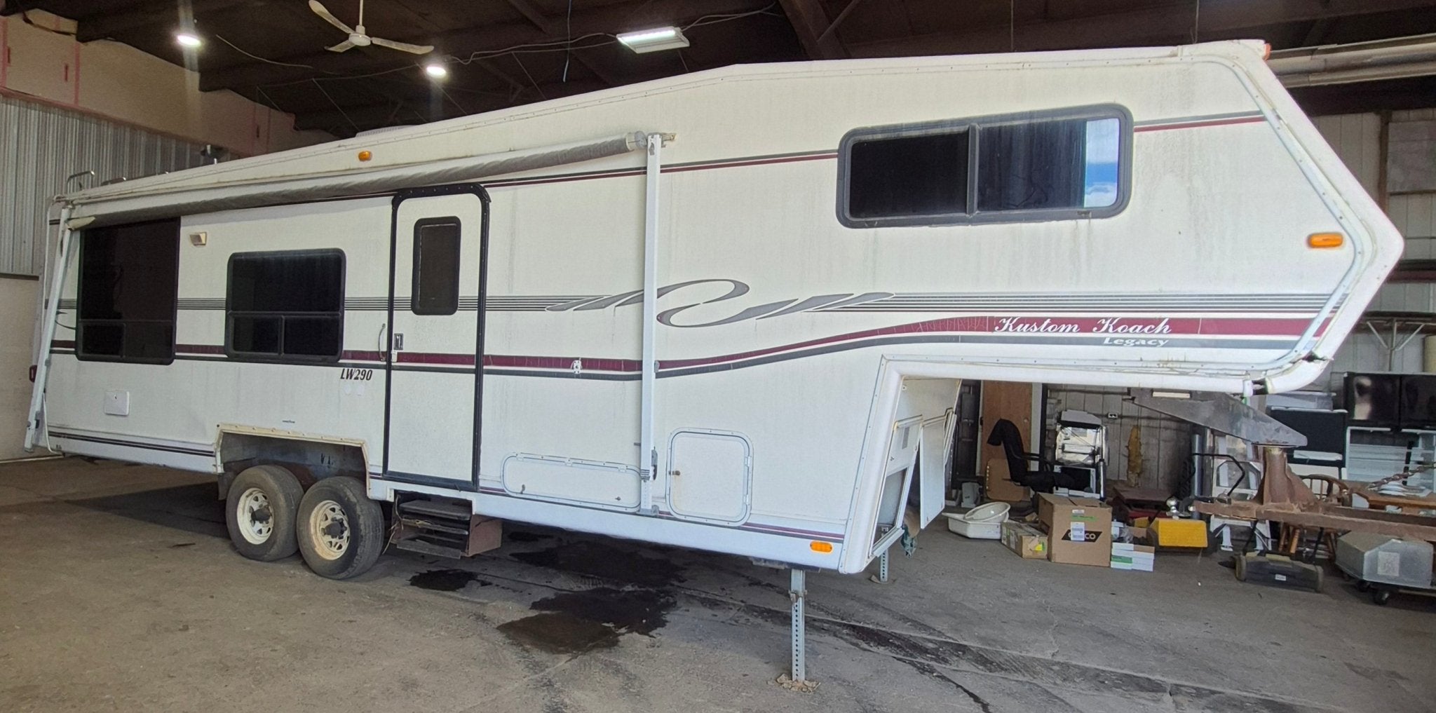 1996 Legacy LW290 Fifth Wheel Parts List - Travelaire Canada - Young Farts RV Parts