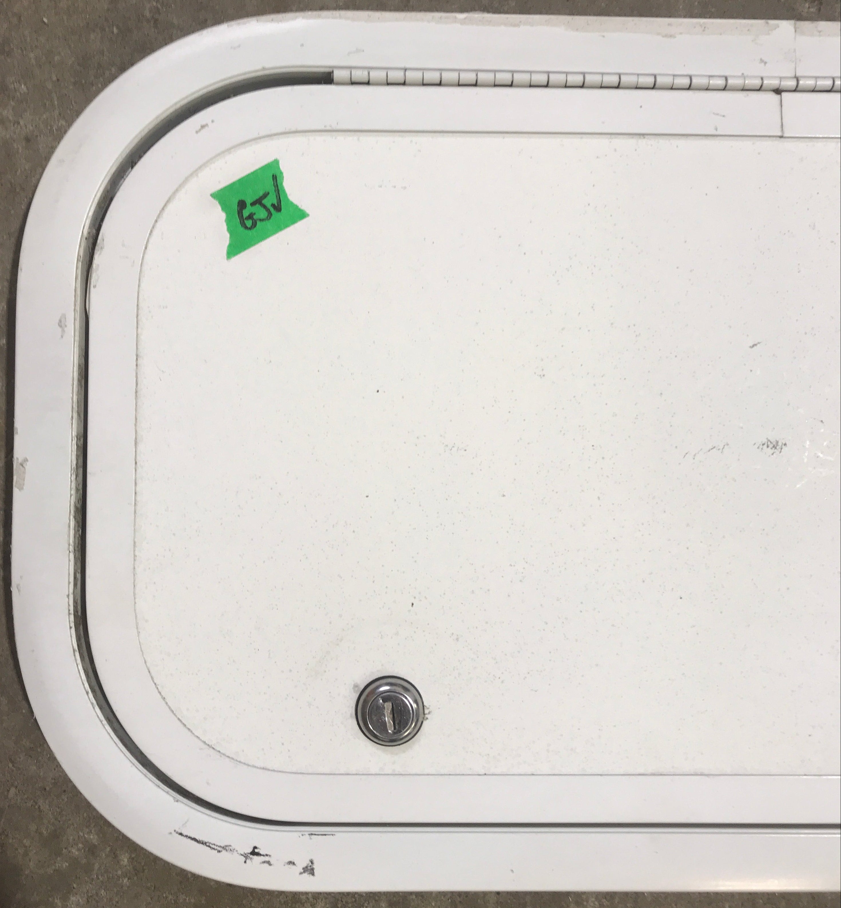 Used Radius Cornered Cargo Door 19 3/4" x 10 1/2" x 1" D