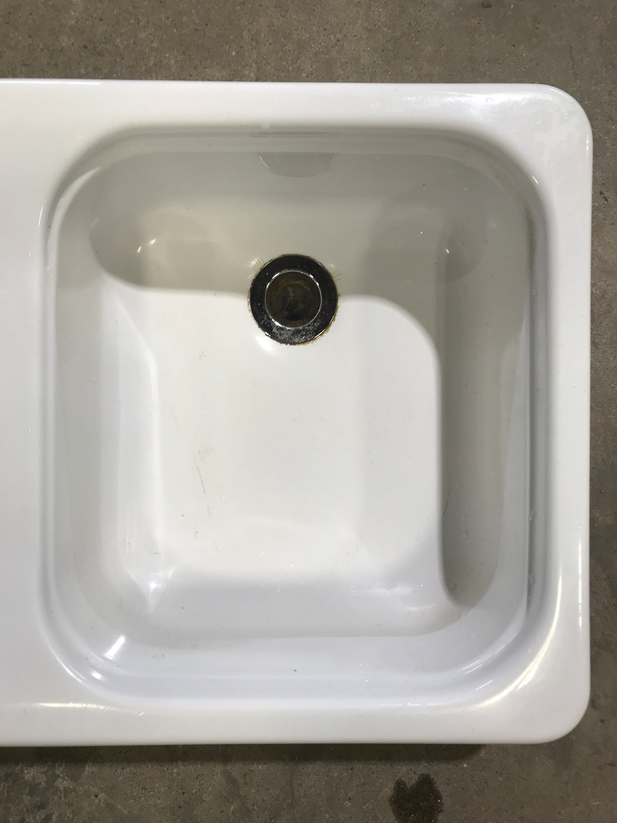 Used Double Kitchen Sink  26 1/2” W x 15” L