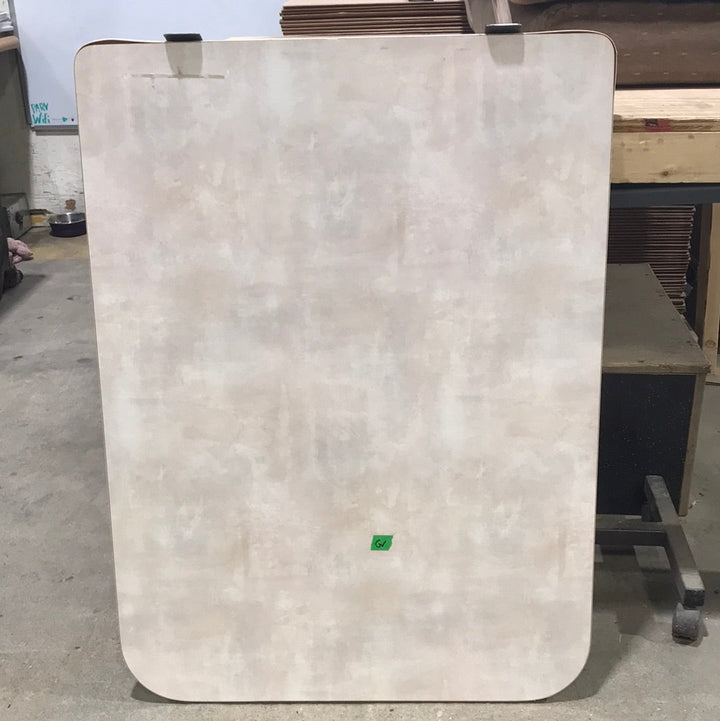 Used RV Wall Mount Table Top With Single Leg 37 3/4" L x 27 3/4" W