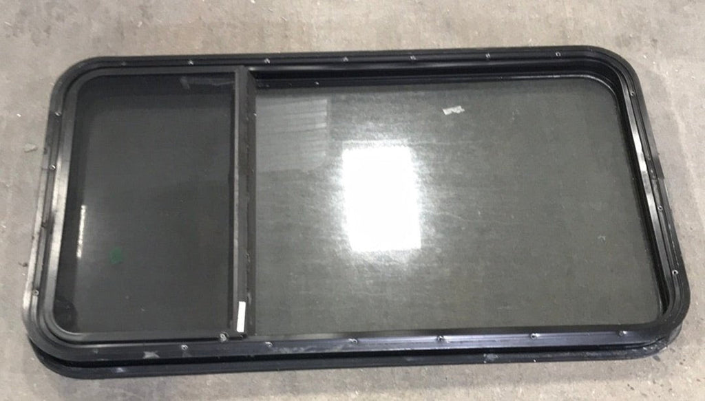 Used Black Radius Opening Window : 41 1/2" W x 23 1/2" H x 2" D