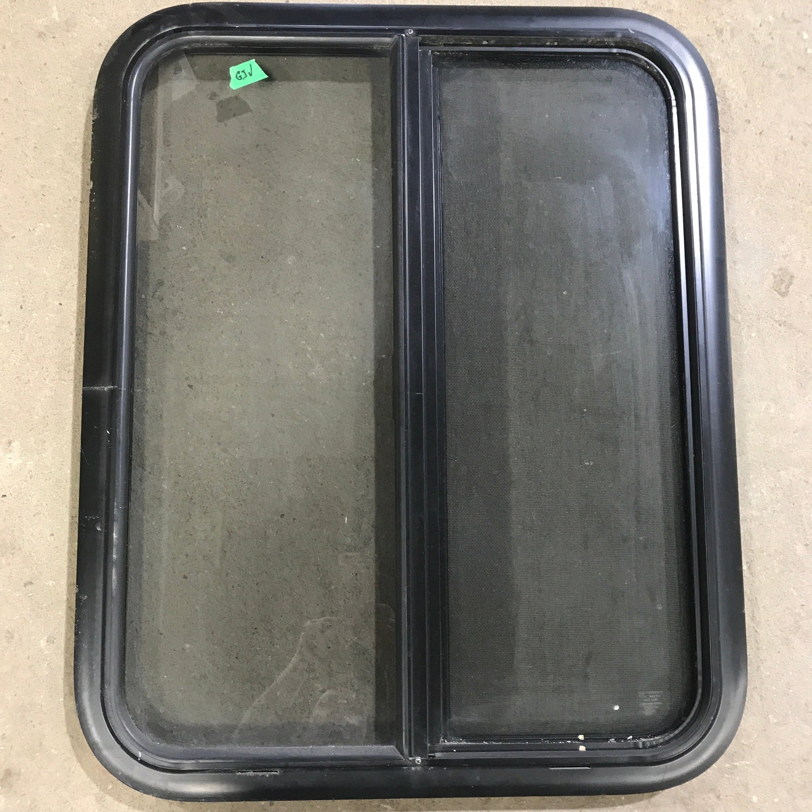 Used Black Radius Opening Window : 23 1/2