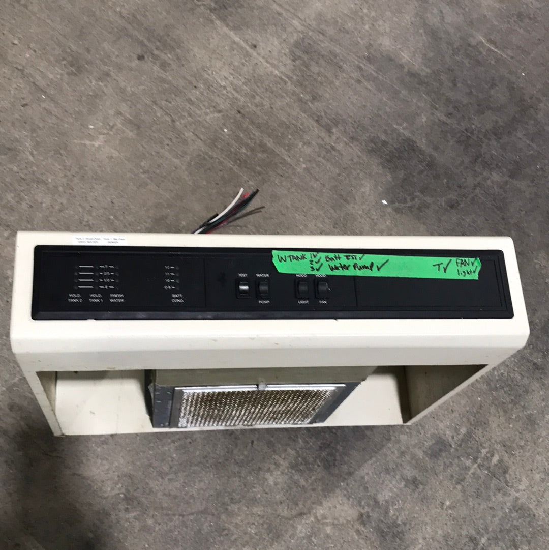 Used Phillips / Ventline RV Range Hood Fan With Tank Monitor CC431-5