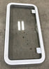 Used White Radius Emergency Opening Window : 41 1/2" X 21 1/2" X 2" D