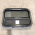 Used Black Radius Opening Window : 23 1/2" W x 17 1/2" H x 2" D
