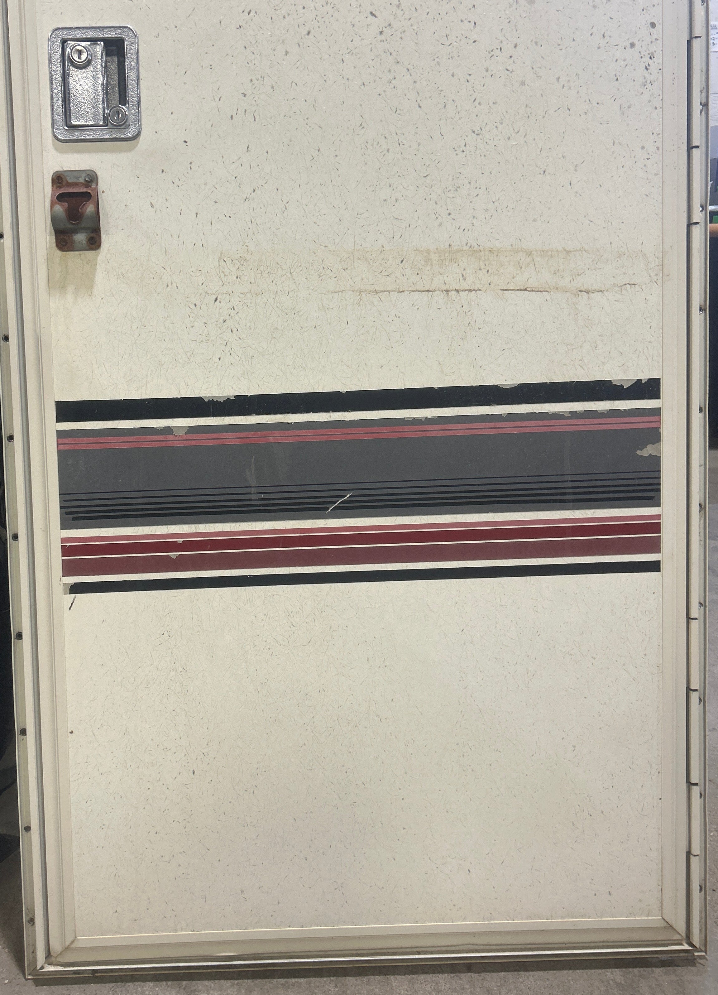 Used RV Square Corner Entry Door 25 3/4" W x 69 1/2" H