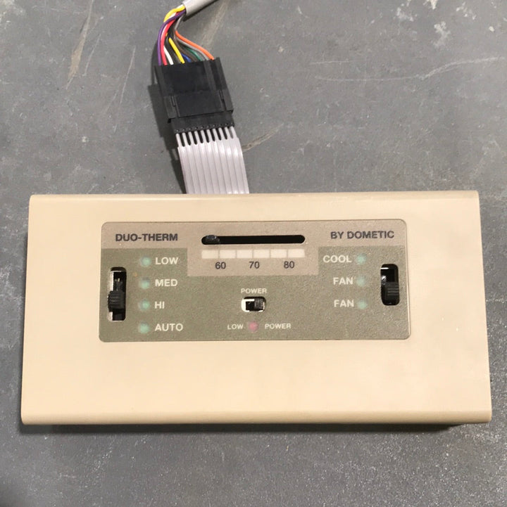 Used Duo-Therm Air Conditioner Analog Thermostat - 3101625 014 , R27 , 50-162501 5054