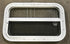 Used White Radius Opening Window : 23 1/4" W X 14 1/2" H X 1 1/2" D