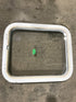 Used White Radius Non Opening Window : 17 1/2" W x 21 1/2" H x 1 1/2" D