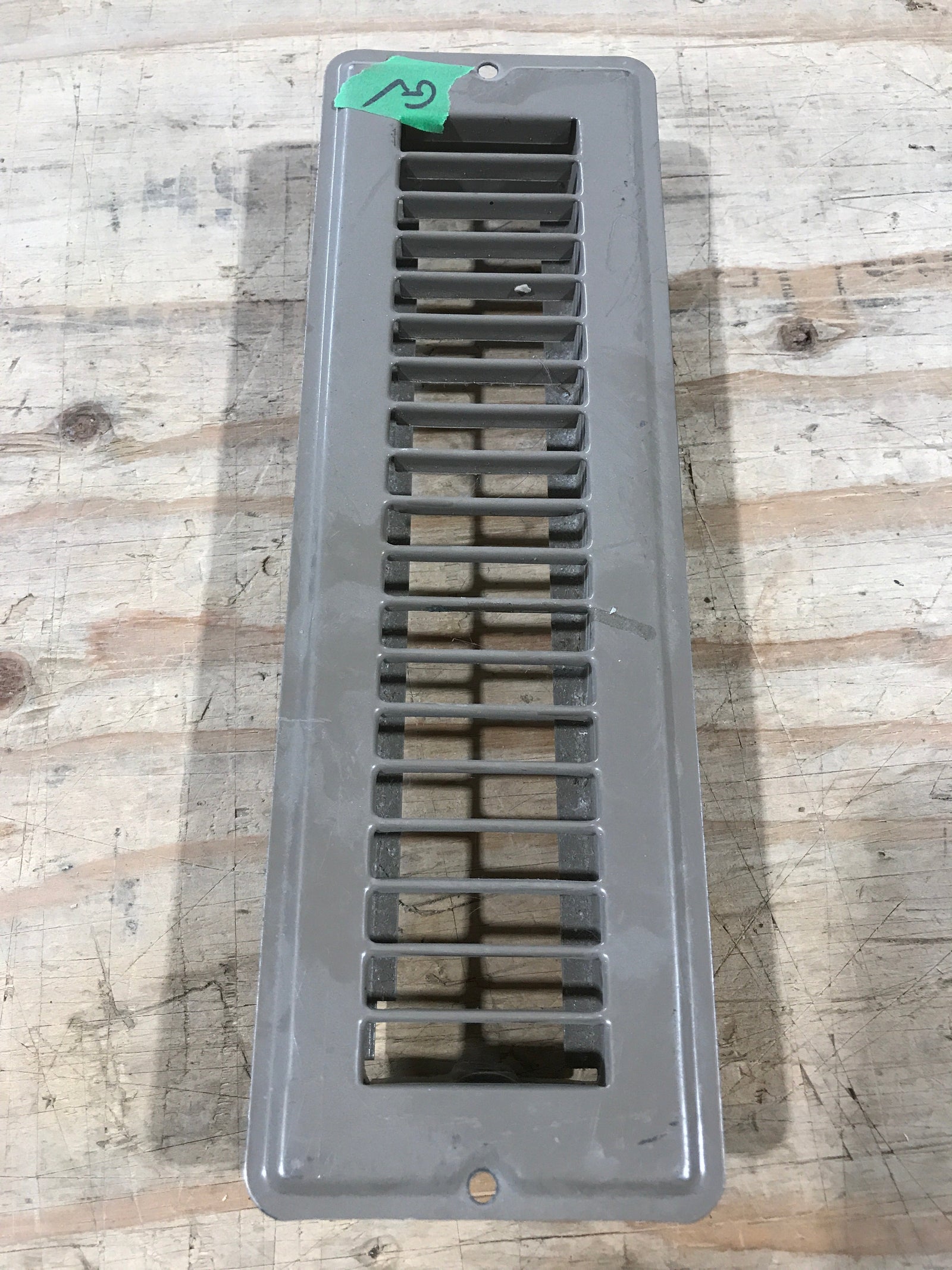 Used Beige Floor Register - Metal