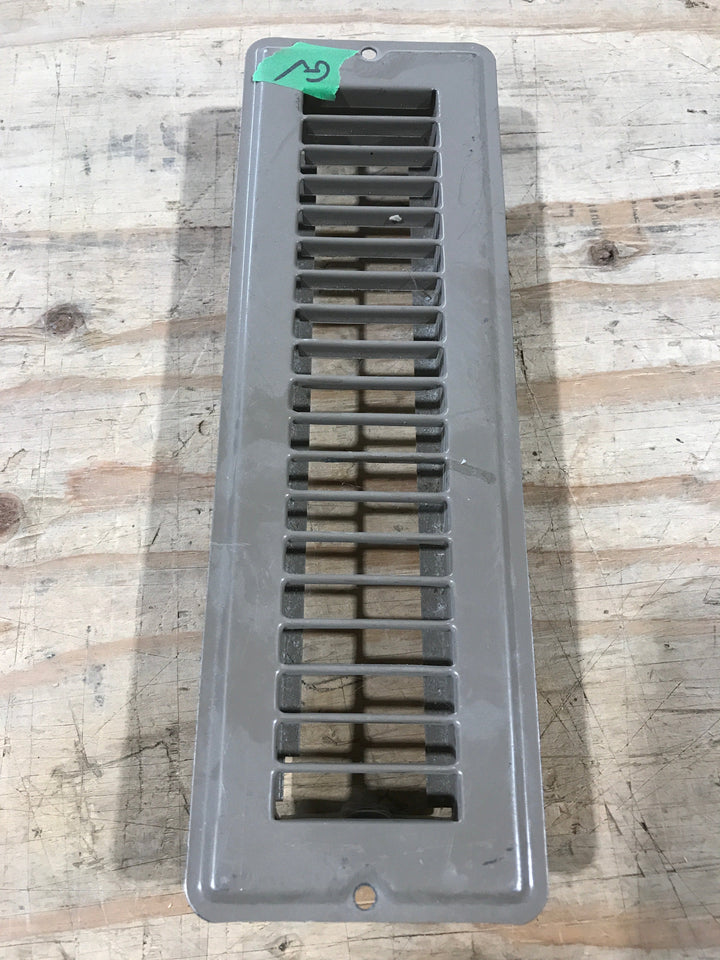 Used Beige Floor Register - Metal