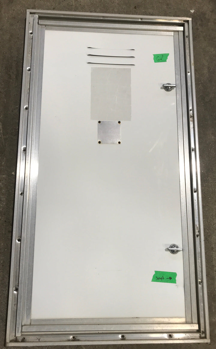Used Squared Cornered Battery / Propane Cargo Door - 28 3/4" x 14 3/4" x 3/4 "D