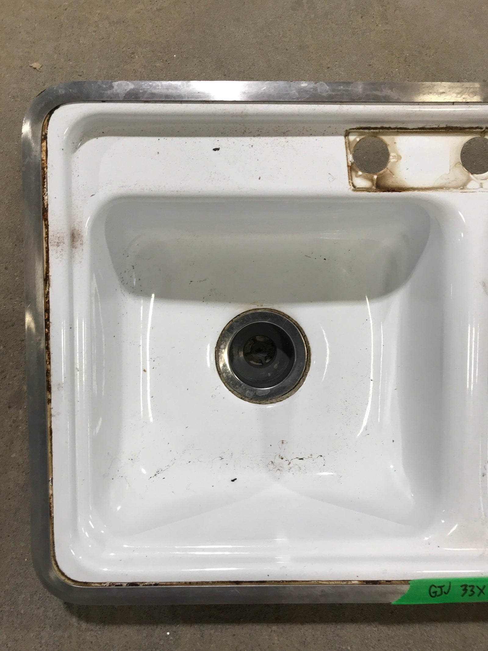 Used RV Kitchen Sink 33” W X 19” L
