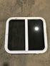 Used White Radius Opening Window : 24 1/4" W x 21 1/2" H x 2" D