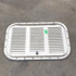 Used Retro NORCOLD 616009/ DOMETIC (P/N UNKNOWN for RM2214R) - Off White Vent Door with Silver Trim