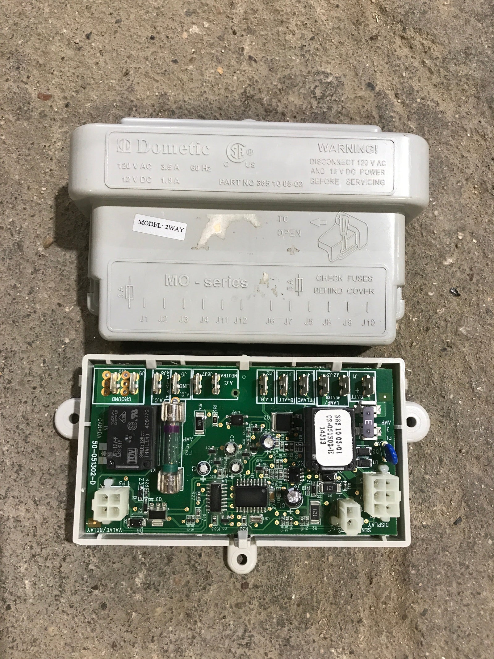 Used Dometic Refrigerator Control Board - 3851005029