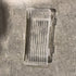 Used Porch Light Replacement Lens, Clear 5 1/4" X 2 1/4"
