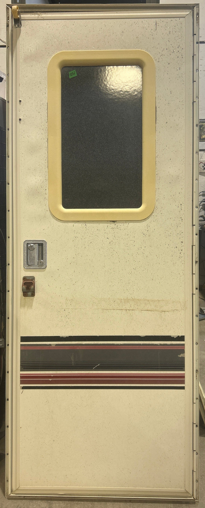 Used RV Square Corner Entry Door 25 3/4" W x 69 1/2" H