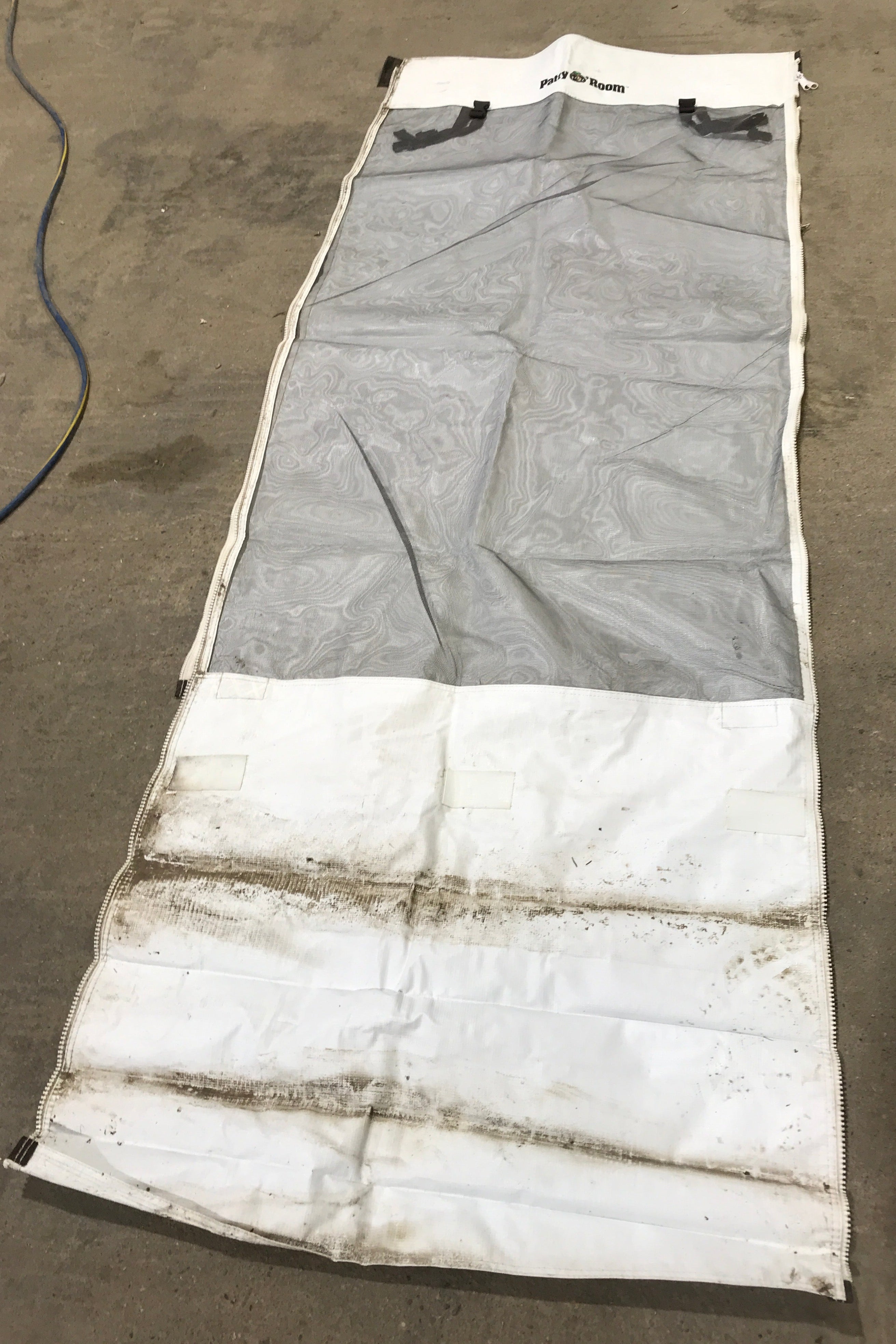 Used Fabric Panel for RV Awning Screen Room - Door Panel