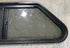 Used Slanted Black Radius Opening Window : 36 3/4" W x 13 1/2" H x 2" D