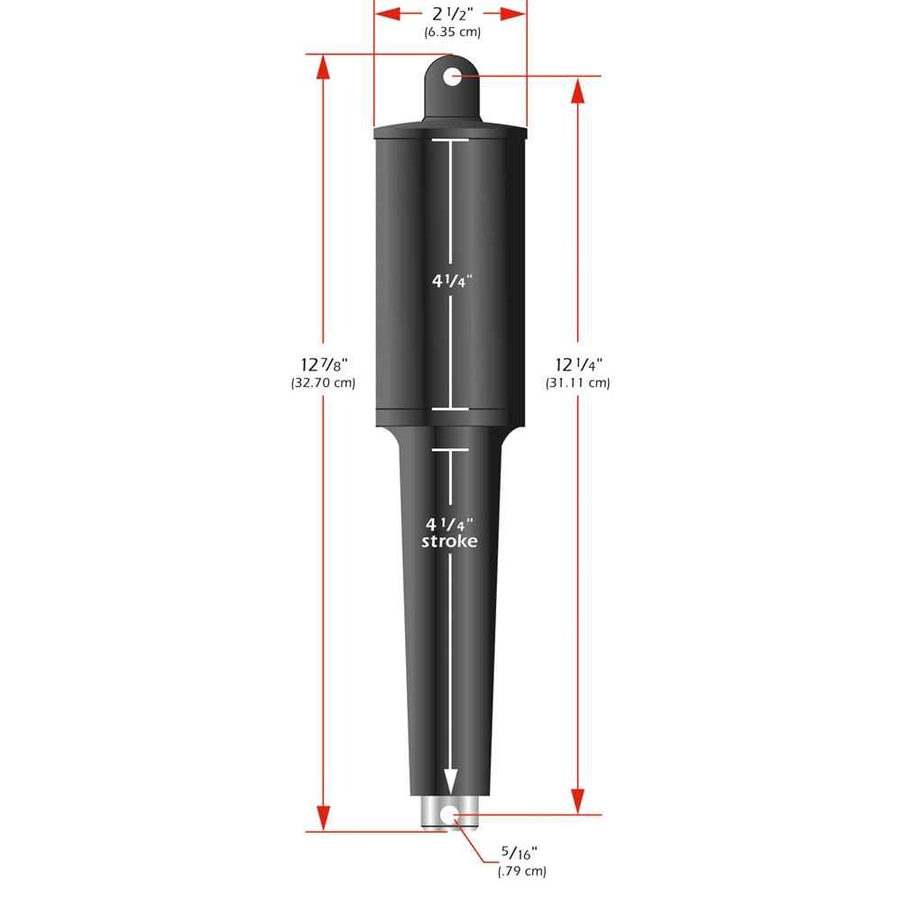 102XD Extreme Duty Actuator - 12V - 4 - 1/4