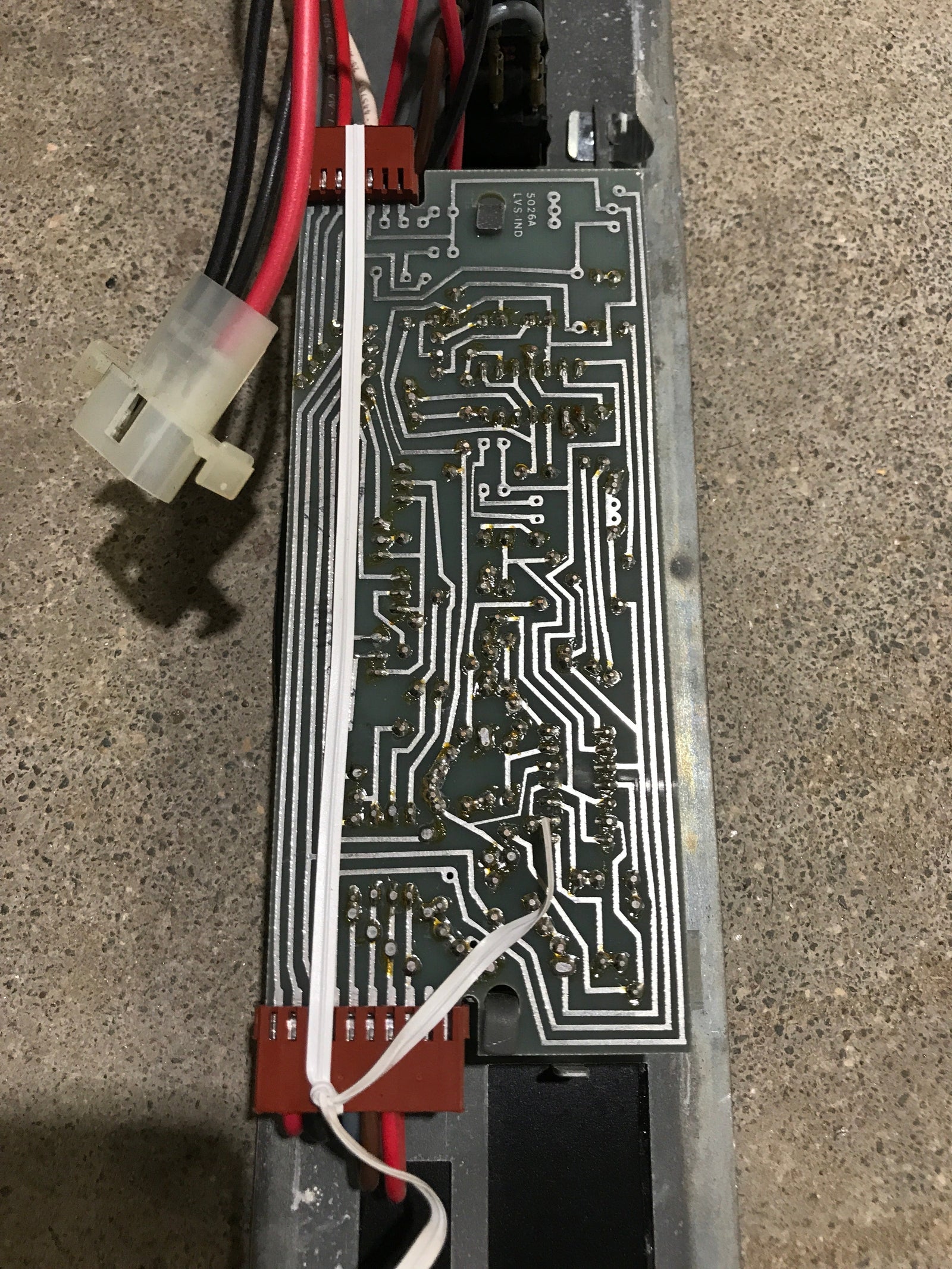 Used Range Hood Fan Front Panel with Circuit Board