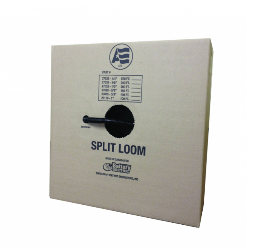 1/2" Polyethylene Split Wire Loom, 200 Feet - Young Farts RV Parts