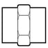 1/2 X 1/2 HEX COUPLING - Young Farts RV Parts