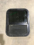 Used Black Radius Opening Window : 17.5" X 21.5" X 1.25"