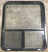 Used Black Radius Opening Window : 36 1/4" W x 30 1/4" H x 1 7/8" D