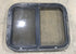 Used Black Radius Opening Window : 24 1/2" W x 19 1/4" H x 1 1/4"