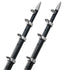 15' Telescopic Outrigger Poles HD 1 - 1/2" - Black/Silver - Young Farts RV Parts