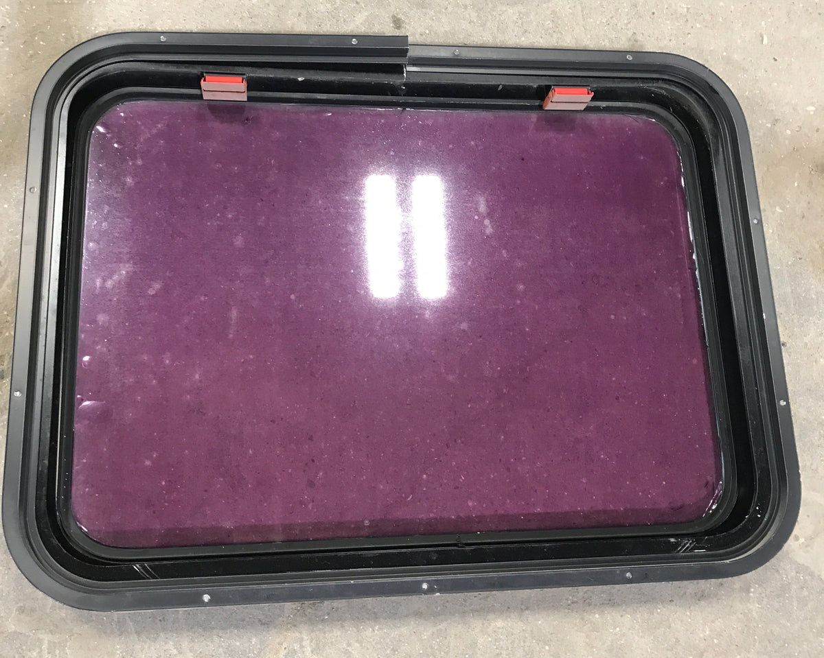 Used Black Radius Emergency Opening Window : 30 3/4