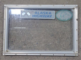 Used Silver Square Non Opening Window: 22