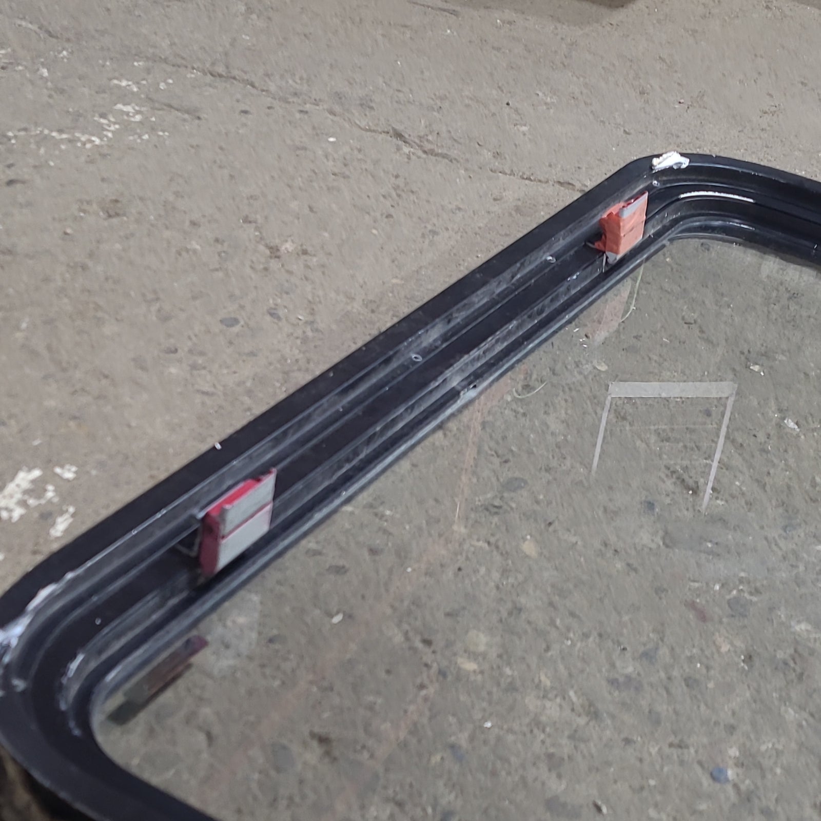 Used Black Radius Emergency Opening Window : 35 1/2