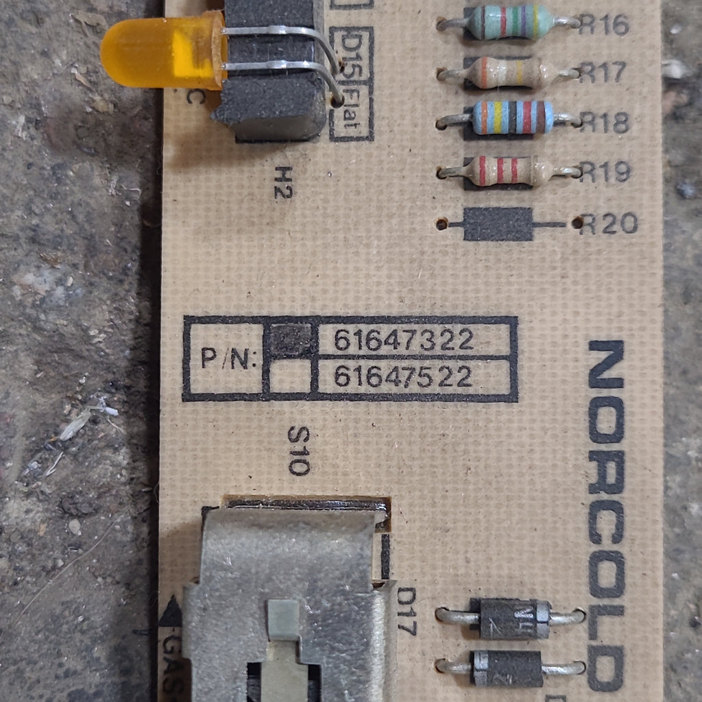 Used Norcold 2-way refrigerator control board 61647322 - Young Farts RV Parts