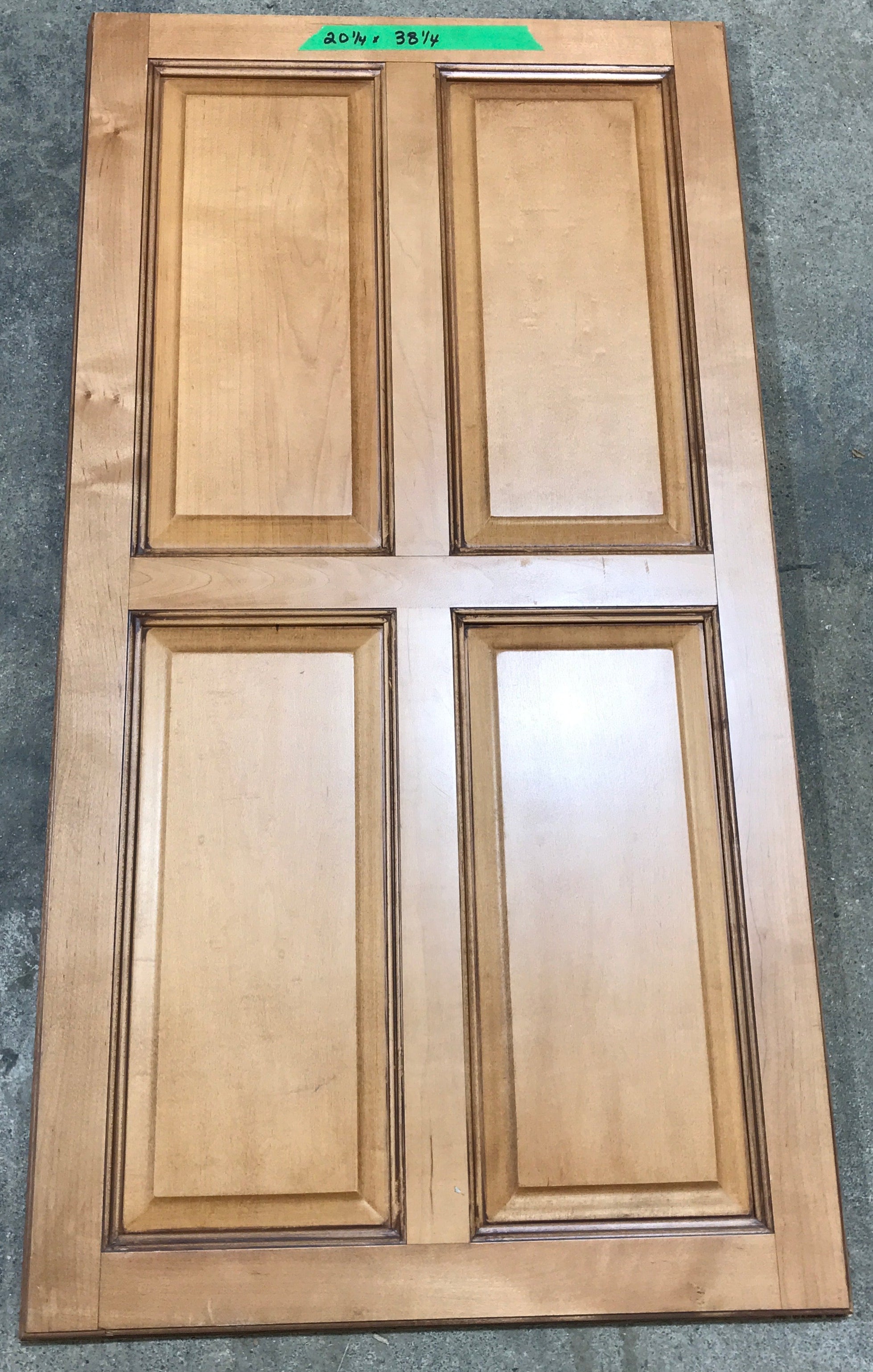 Used RV Cupboard/ Cabinet Door 38 1/4" H X 20 1/4" W X 3/4" D