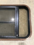 Used Black Radius Opening Window : 30 1/2" W x 18 3/4" H x 1 1/2" D