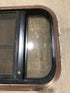 Used Black Radius Opening Window : 24 3/4" W x 15 3/4" H x 1 1/2" D