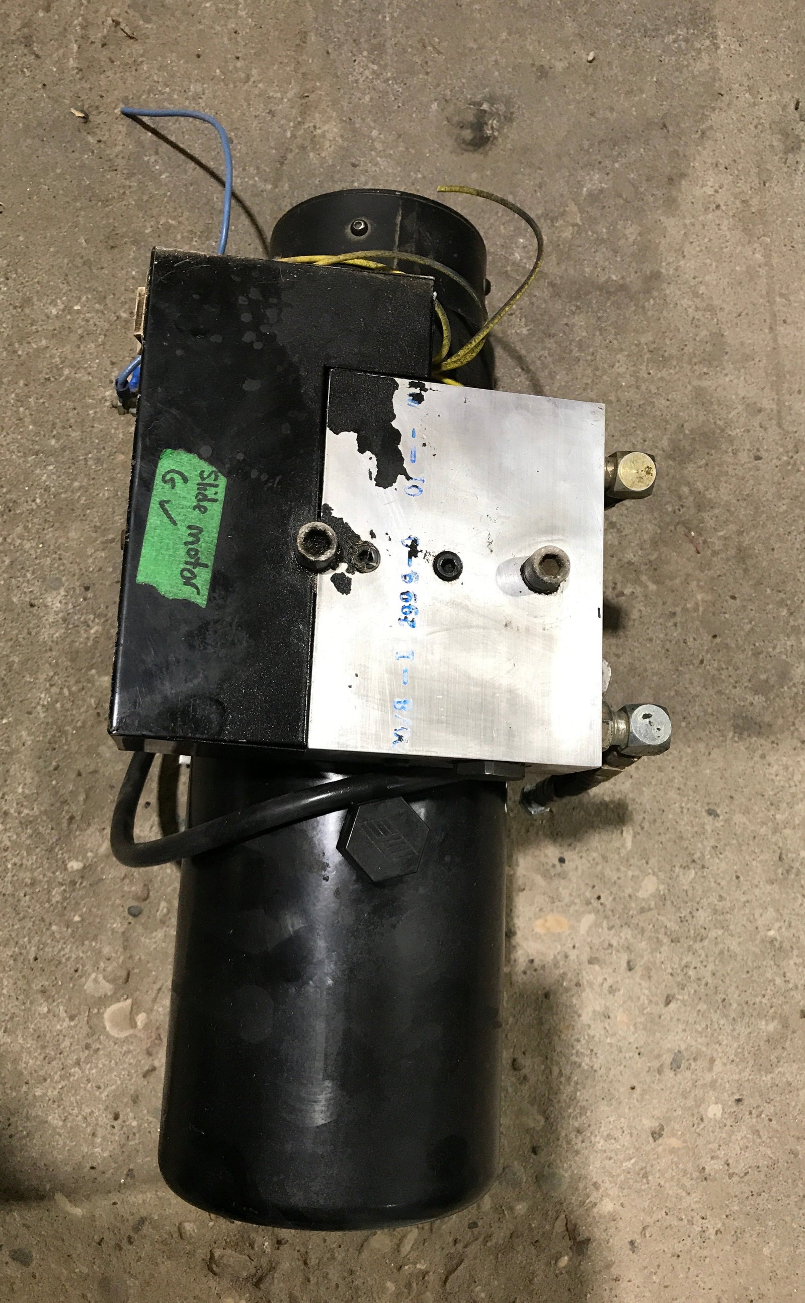 Used PRESTOLITE RV Slide Out Hydraulic Pump/Motor/Tank Assembly