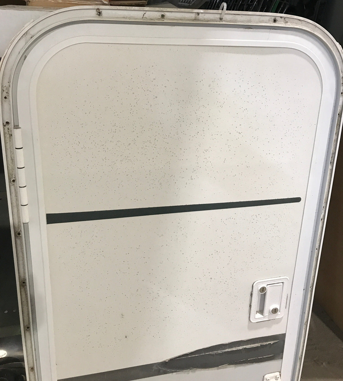 Used Radius Storage/ Teardrop Trailer Entry Door 44