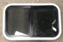 USED Black Radius Opening Window : 23 1/2" W X 14 1/2" H X 1 1/2" D - Young Farts RV Parts