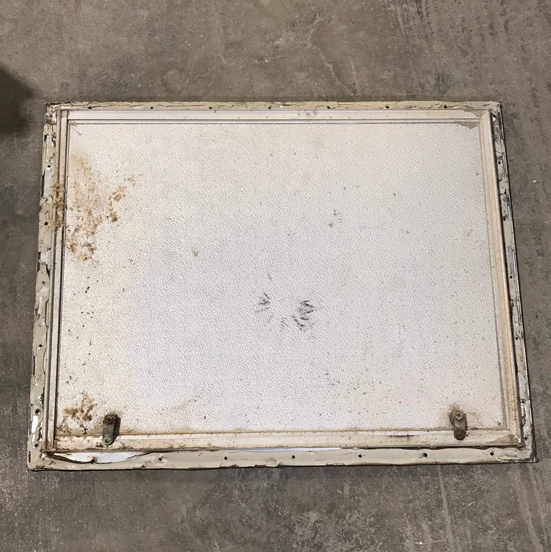 Used Square Corner Propane cargo door  28 3/4" W x 22 1/4" H x 3/4"D