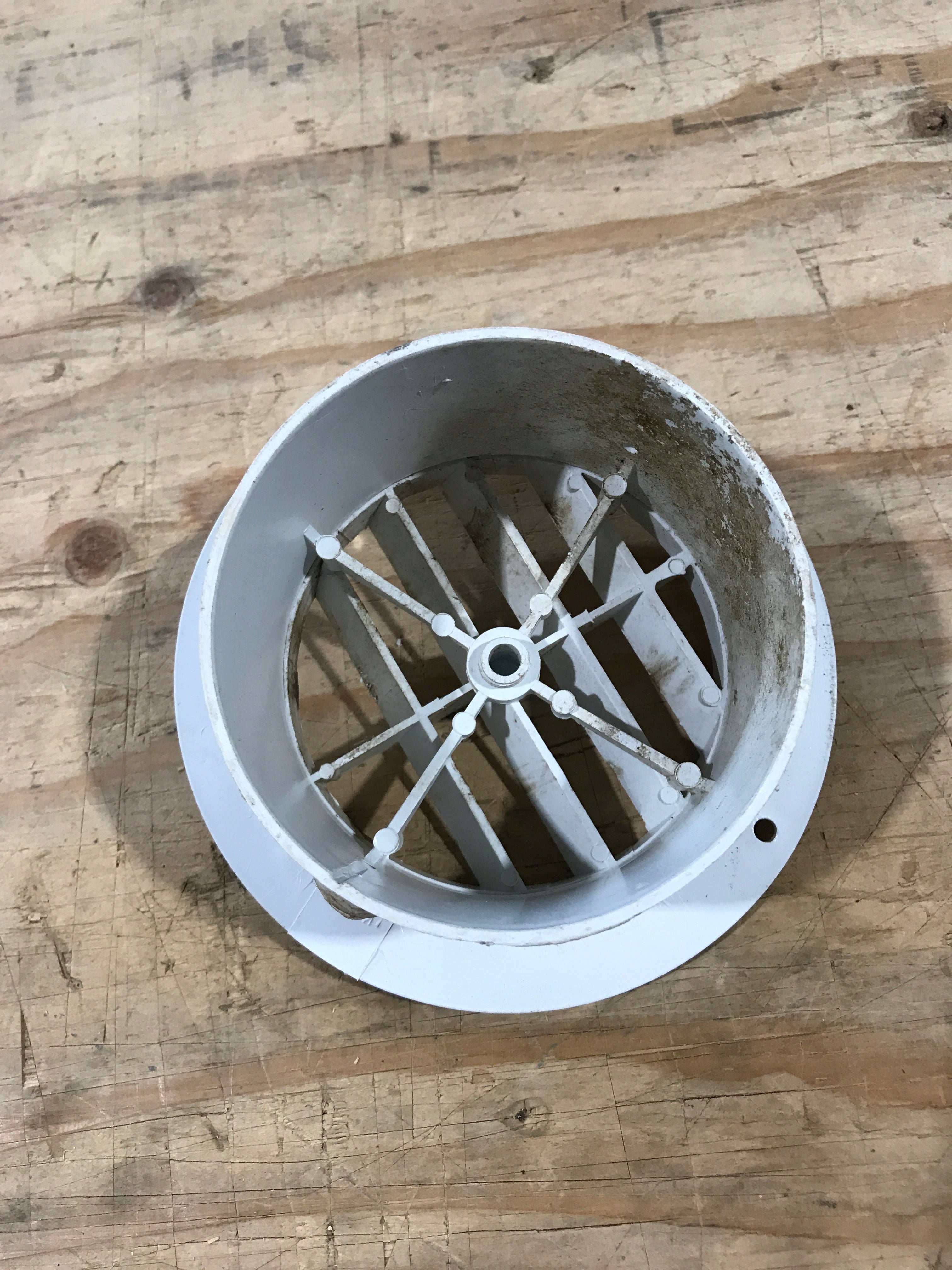 Used 4” White A/C Ducting- Single