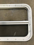 Used White Radius Opening Window : 23 1/2" W x 17 1/2" H x 1 1/2" D