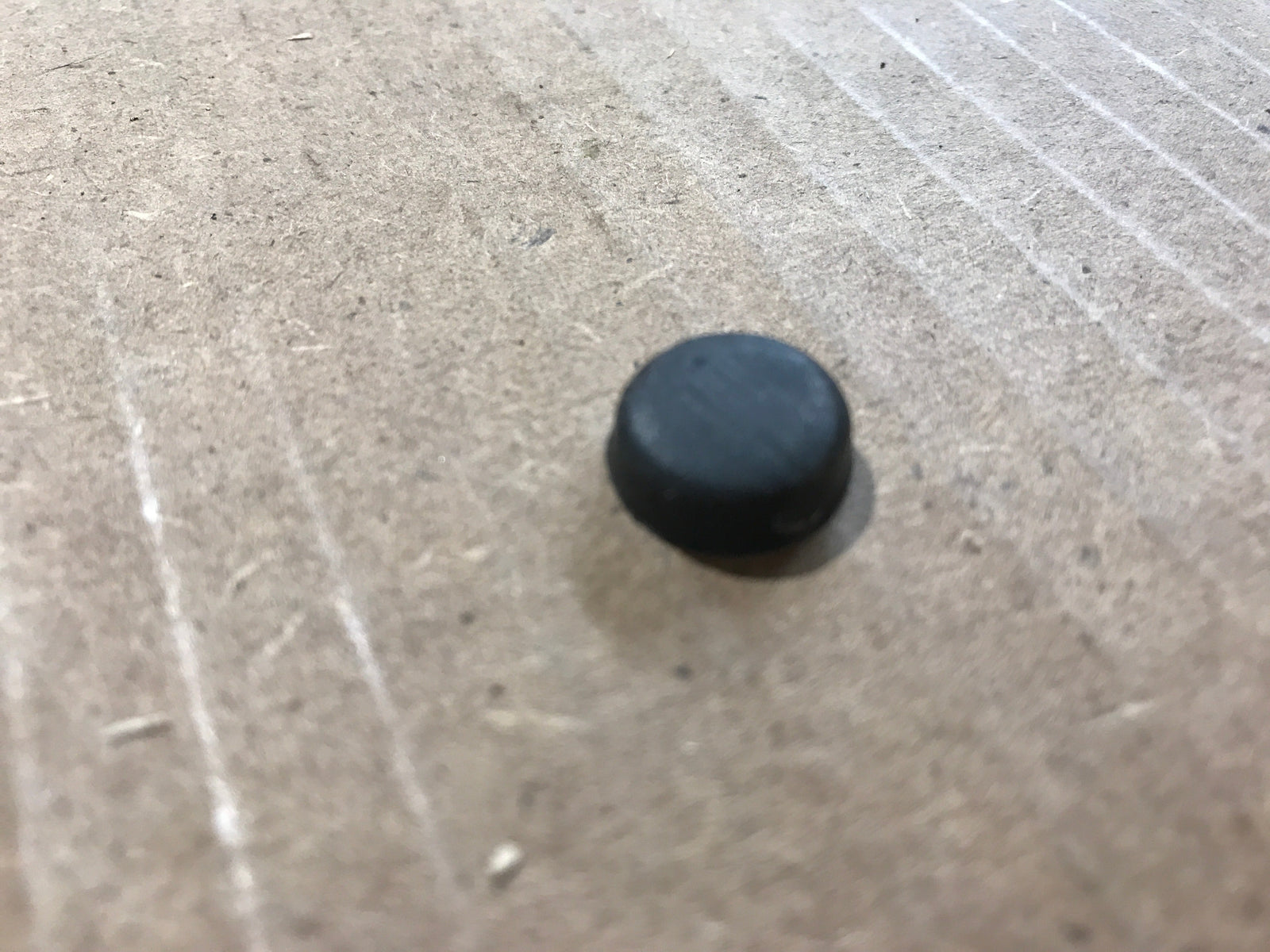 Used Dometic Fridge Door Upper Hinge Pin Cap, Black - 2932736081