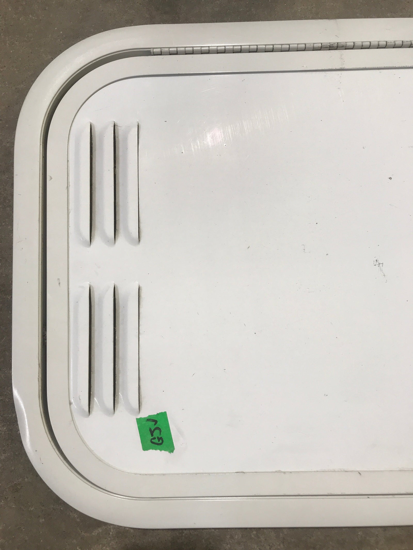 Used Radius Cornered Propane / Battery Cargo Door 13 3/4